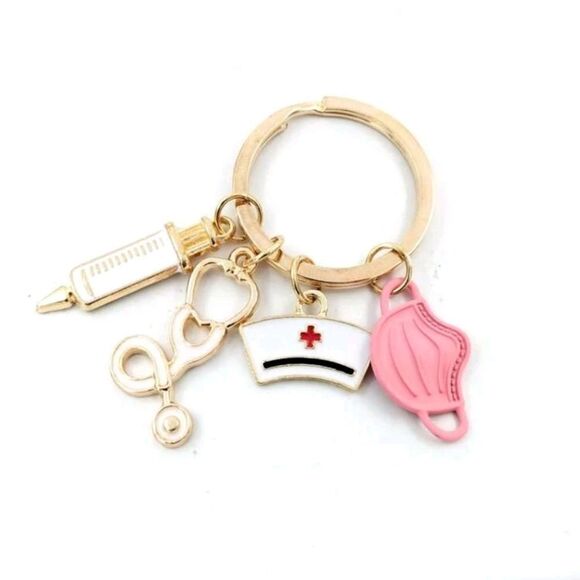 Nurse Charms Keychain - Picture 2 of 2
